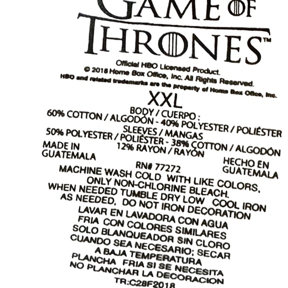 GAMES OF THRONES I’M NOT YOUR LITTLE PRINCESS WOMANS T SHIRT SZXXL - Picture 4 of 12